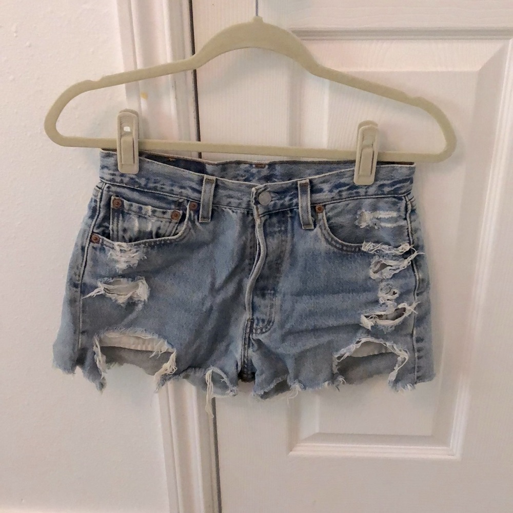 Vintage Levi’s 501 Cutoff Denim Jean Shorts